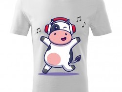 Tričko KRAVIČKA DJ unisex