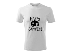 Tričko HAPPY CAMPERS unisex